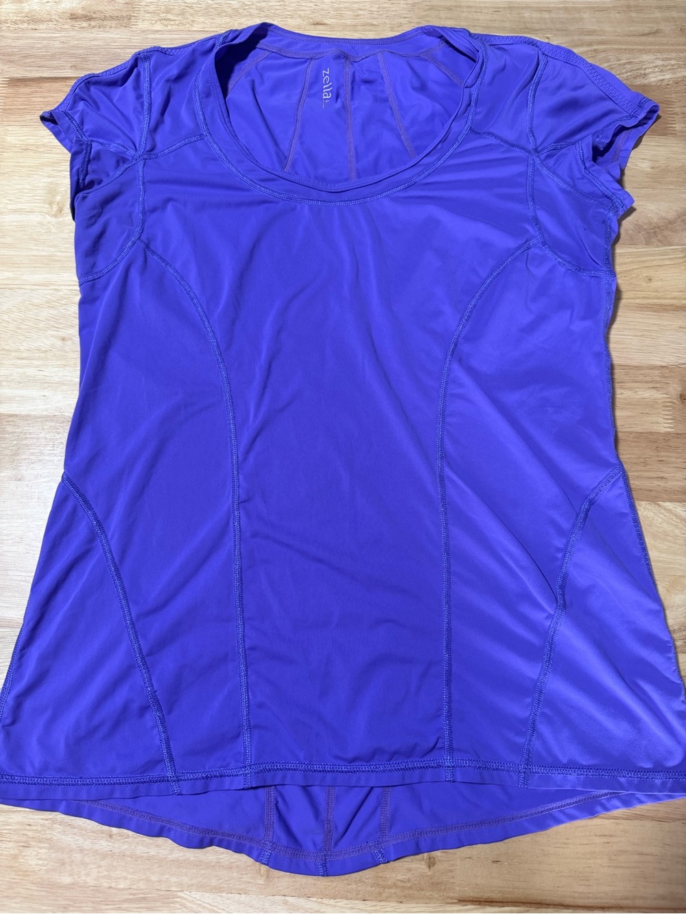 Women’s Zella Purple Short Sleeve Athletic Performance Top Size Large